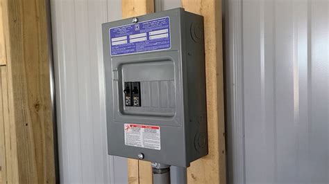 electric panel box for horse barn|electrical subpanel for barn.